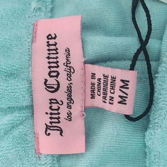 Juicy Couture 💎 Y2K Rhinestone Crystal Blue Tracksuit, Terry (Medium) - Picture 14 of 16
